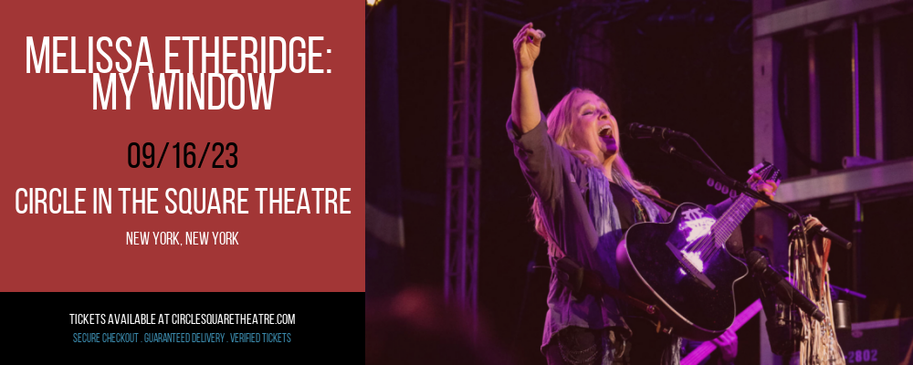 Melissa Etheridge at Circle In The Square Theatre